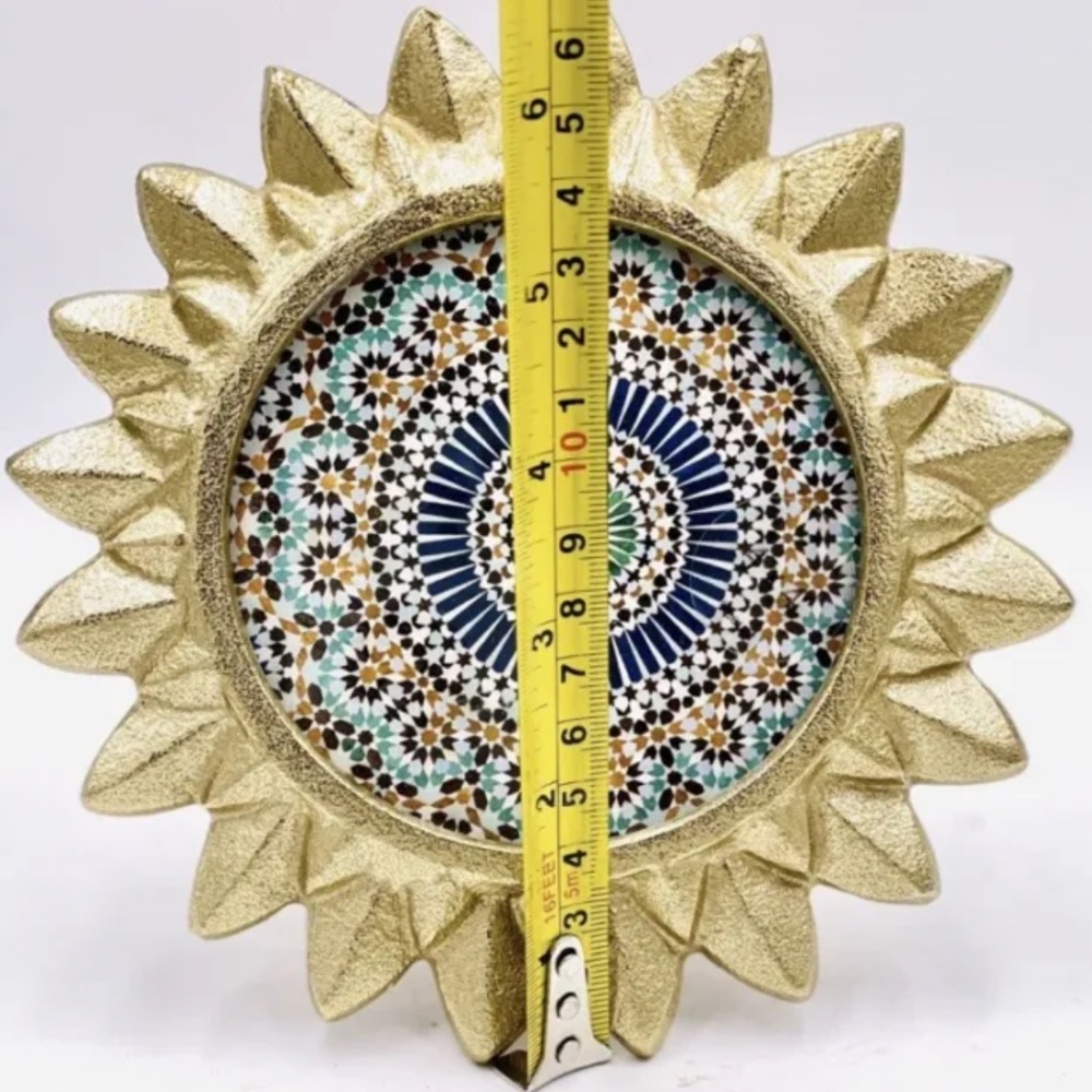 Gold Sunshine Round Picture Frame New Opal House - Picture 2 of 2